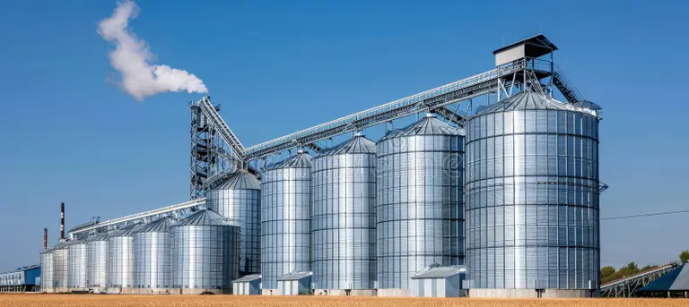 Biomass Pellet Storage Silos