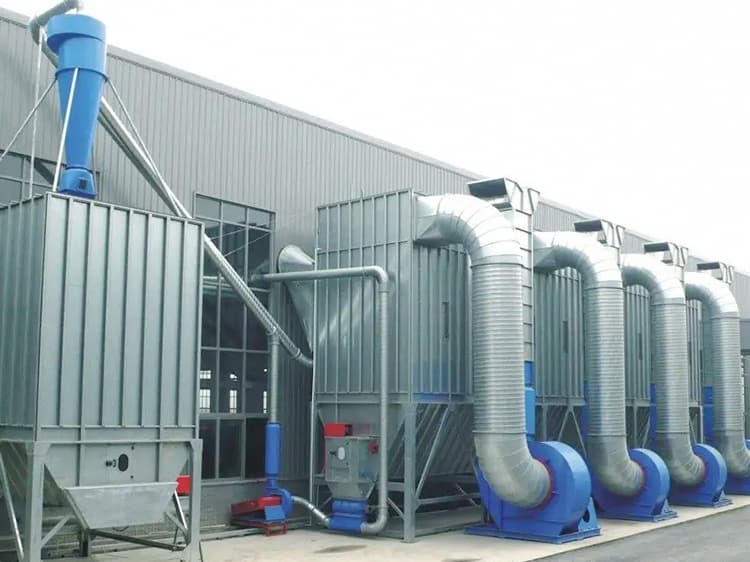 Dust Control in Biomass Pellet Factory