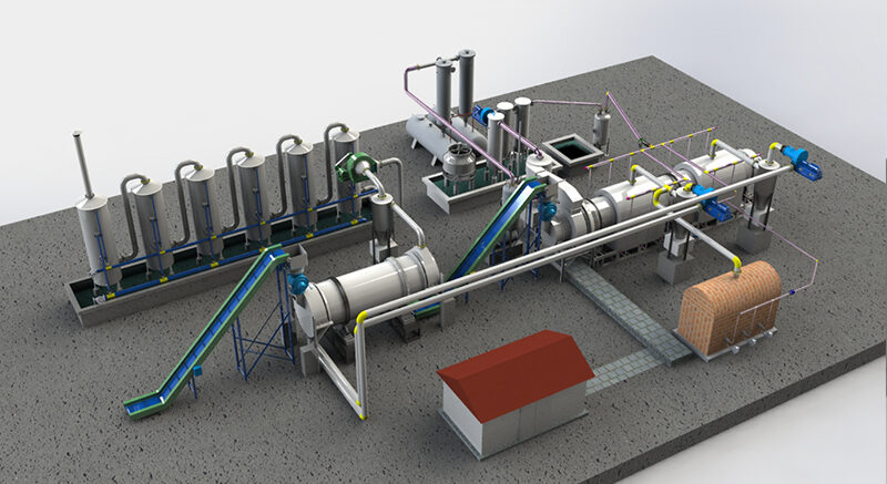Smokeless Carbonization Equipment
