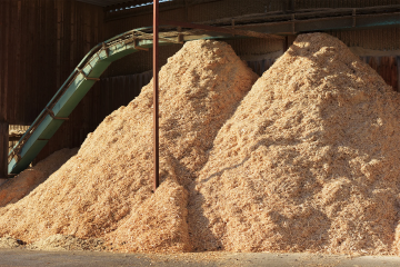 A Sawdust Factory in India