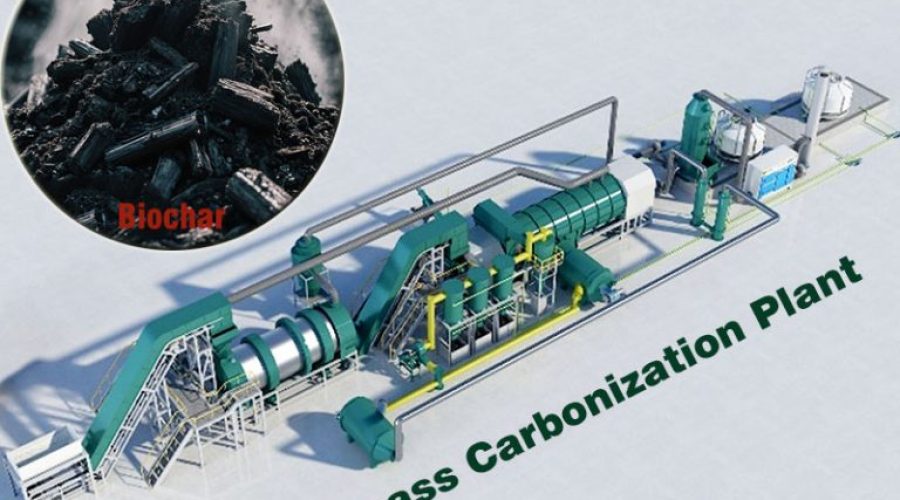 10tDay Industrial Charcoal Production Line