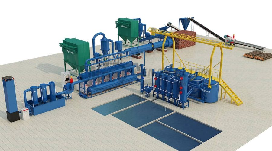 Complete Sawdust Charcoal Production Line