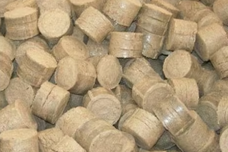 Sawdust briquettes