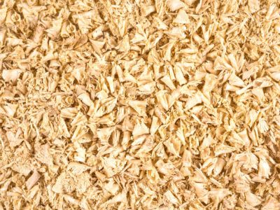 Wooden shavings background